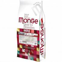 Monge Best For Breeders Dog Natural Superpremium Mini Puppy sausas maistas mažų veislių šunims su ėriena ir ryžiais, 15 kg