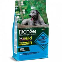 Monge BWILD Best For Breeders 30/20 begrūdis sausas maistas šunims su ančiuviais, bulvėmis ir žirneliais, 15 kg