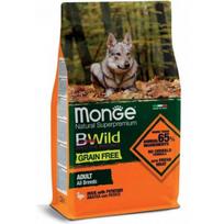 Monge BWILD Best For Breeders 30/20 begrūdis sausas maistas šunims su antiena ir bulvėmis, 15 kg