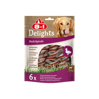 8in1 Delights antienos spiralės skanėstai šunims, 6 vnt.