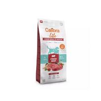 Calibra Life Dog Junior S/M Fresh Beef sausas maistas jauniems mažų ir vidutinių veislių šunims, 12 kg