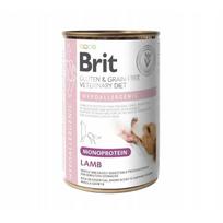 Brit GF Veterinary Diets Dog Hypoallergenic Monoprotein Turkey drėgnas maistas šunims, sergant dermatozėmis, slenkant plaukams, 400 g