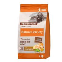 Nature's Variety Med/Max Adult Chicken begrūdis, drėgnas maistas šunims, 3 kg
