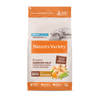 Nature's Variety Healthy Grain Med/Maxi Puppy sausas maistas vidutinių ir didelių veislių šuniukams su vištiena, 3 kg