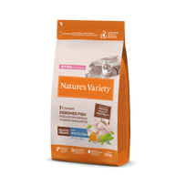 Nature's Variety Healthy Grain Kitten sausas maistas kačiukams su balta žuvimi, 1,25 kg