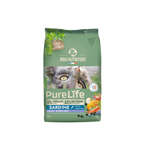 Pro Nutrition Pure Life Adult Sterilised Sardine sausas maistas suagusioms sterilizuotoms katėms, 8 kg