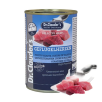 Dr. Clauders Poultry Hearts šlapias maistas šunims su vištienos širdelėmis, 800 g