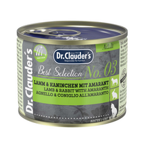 Dr. Clauders Best Selection No. 3 Lamb - Rabbit with Amaranth drėgnas maistas katėms, 200 g