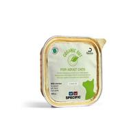 Specific F-BIO-W Organic Diet for Adult Cat organiniai konservai katėms su vištiena, 8 x 100 g