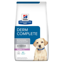 Hill's Prescription Diet Derm Complete Puppy sausas maistas visų dydžių šuniukams esant odos susirgimams, 1,5 kg