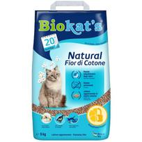 Biokats Natural Cotton Blossom ekologiškas, biologiškai suyrantis kačių kraikas, 5 kg