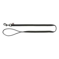 Trixie Softline Elegance pavadys, S 1m/15mm, juodas/grafito