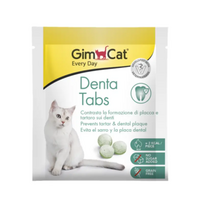 GimCat Denta Tabs pašaro papildas katėms, 20x15 g