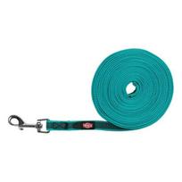 Trixie pavadys, gumuotas S-M 15 m/15mm, fuksija