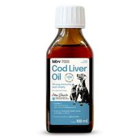 Lab-V Menkių kepenų aliejus - natūralus Omega, A ir D vitaminų šaltinis šunims ir katėms, 100 ml