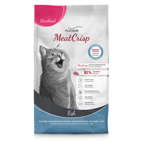 Platinum MeatCrisp Sterilised sausas maistas sterilizuotoms katėms su žuvimi, 400 g