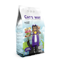 Cat’s Way levandų kvapo bentonitinis kačių kraikas, 10 l / 8,5 kg
