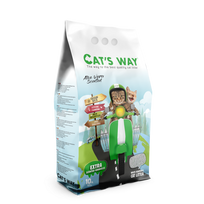 Cat’s Way Aloe Vera kvapo bentonitinis kraikas, 10 l / 8,5 kg