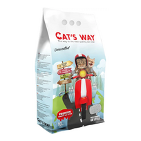 Cat’s Way naturalus bekvapis bentonitinis kraikas, 10 l / 8,5 kg