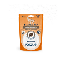 Forza 10 Mono Snack Sensitive Adult skanėstai šunims su ėriena, 80 g