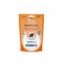 Forza 10 Mono Snack Sensitive Adult skanėstai šunims su lašiša, 80 g