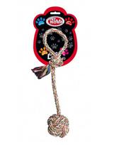 PET NOVA DOG LIFE STYLE Medvilninis kamuolys ant virvės 5 x 27 cm