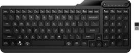 HP 475 Wireless Silent Keyboard - Dual-Mode, Spill-resistant, Sanitizable, Programmable - Black - US ENG / 7N7B9AA#ABB