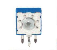 Paderinamas rezistorius 0.15W 5K vertikalus, RoHS