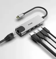 D-Link DUB-M520 HUB USB -C + USB 3.0 + HDMI