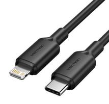 CABLE USB-C TO LIGHTNING/2M BLACK LAKBH VENTION  LAKBH 6922794783492