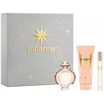 Moteriški kvepalai, „Olympea“ dovanų rinkinys: EDP 50 ml, kūno losjonas 100 ml ir EDP miniatiūra 10 ml