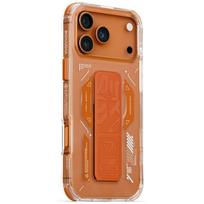 Skinarma Helio iPhone 17 Pro Max Magnetic Charging + Grip Stand Case, Orange