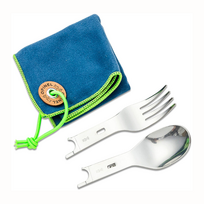 Šaukšto ir šakutės priedas peiliui Opinel Picnic Plus