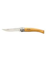Kišeninis peilis plonais ašmenimis Opinel Nr.8 Alyvmedžio rankena