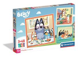 CLEMENTONI dėlionė Bluey 3x48 det., 25003