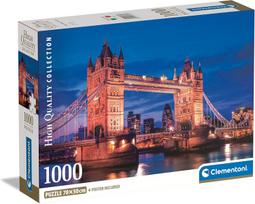 CLEMENTONI dėlionė Tower Bridge At Night, 1000 det., 39772