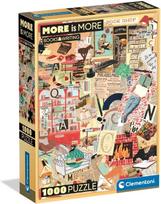 CLEMENTONI dėlionė More Is More - Books&Writing, 1000 det., 37074