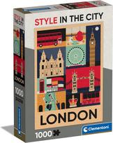 CLEMENTONI dėlionė Style In The City London, 1000 det., 39844