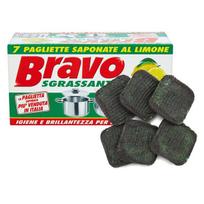 BRAVO muilu suvilgytos šluostės 7 x 30