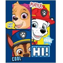 Paw Patrol vaikiškas pledas 100x140 cm