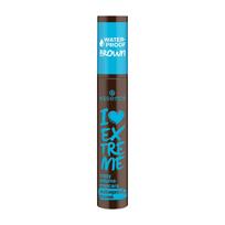 ESSENCE I LOVE EXTREME BROWN atsparus vandeniui blakstienų tušas, 12 ml