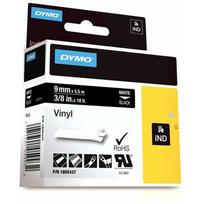 Dymo taśma winylowa czarna, biały nadruk, 9mm (1805437) | 1805437 | 0071701059932