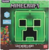 Paladone Paladone Minecraft Lampka neonowa LED ścienna Creeper (Wall Mountable LED Neon Light) | PP14020MCFVN | 5056577744842