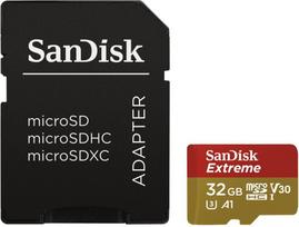 Karta SanDisk Extreme MicroSDHC 32GB Class 10 UHS-I/U3 A1 V30 (SDSQXAF-032G-GN6AA) | SDSQXAF-032G-GN6AA | 0619659155100