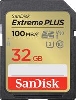 Karta SanDisk Extreme Plus SDHC 32GB Class 10 UHS-I/U3 V30 (SDSDXWT-032G-GNCIN) | SDSDXWT-032G-GNCIN | 6196591894334