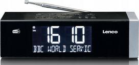 Radiobudzik Lenco LENCO CR-640BK DAB+/FM Stereo radio budzik z BT i 2x4W RMS | A005097 | 8711902079026