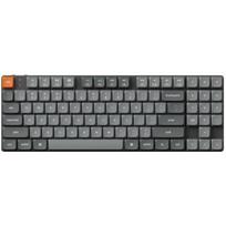 Klawiatura gamingowa Keychron K13 Max Gateron Low Profile MX Red 2.0 bezprzewodowa mechaniczna podświetlana szara | K13M-H1 | 4895248866497