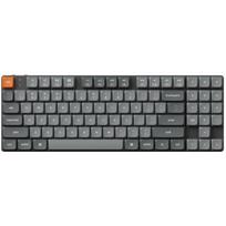 Klawiatura gamingowa Keychron K13 Max Gateron Low Profile MX Brown 2.0 bezprzewodowa mechaniczna podświetlana szara | K13M-H3 | 4895248866510