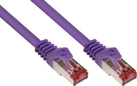 Good Connections RNS Patch Cable with ochroną złączy, Cat. 6, S/FTP, PiMF, PVC, 250MHz, violet, 50m, (8060- 500V) | 8060-500V | 4014619296668