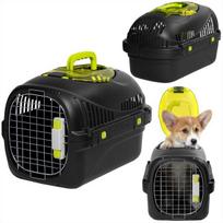 Šunų transportavimo dėžė Peluvio Safy Black - transportavimo narvas, juoda